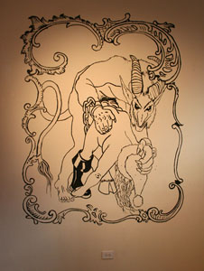 Jeriah Hildwine and Stephanie Burke, mural