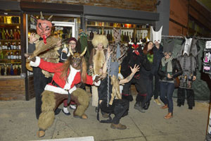 Krampus procession. Photo by Rob Karlic