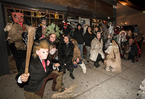 Krampuslauf gathering. Photo by Rob Karlic
