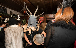 Revellers at Maria's Bar. Photo by Rob Karlic
