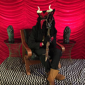 Krampus at photo booth. Photo by Ed Marsziewski