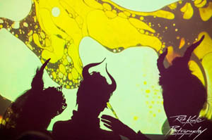 Justin Howard, liquid light projection