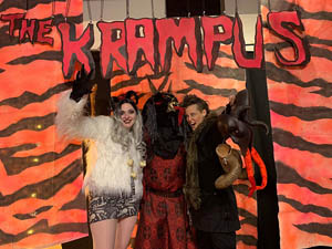 Posing with Krampus